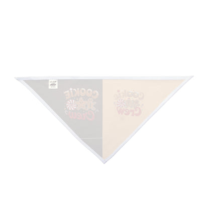 Cookie Crew Pet Bandana perfect for Thanksgiving, Christmas, fall & winter