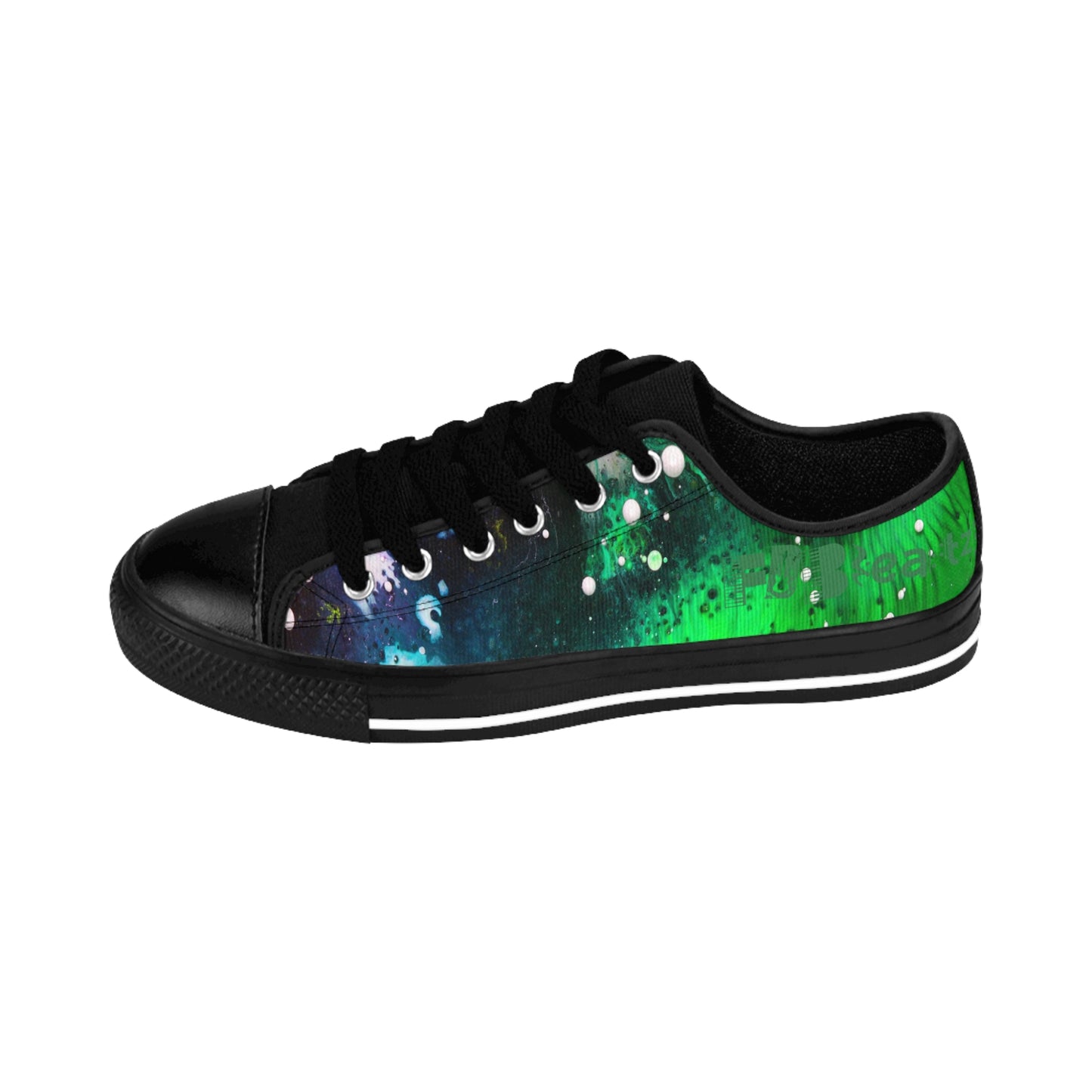 Swish Green Galaxy Women's Canvas Sneakers Pro