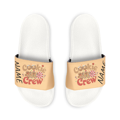 Custom Cookie Crew Girls Boys Teens Family Mommy and Me Sandals