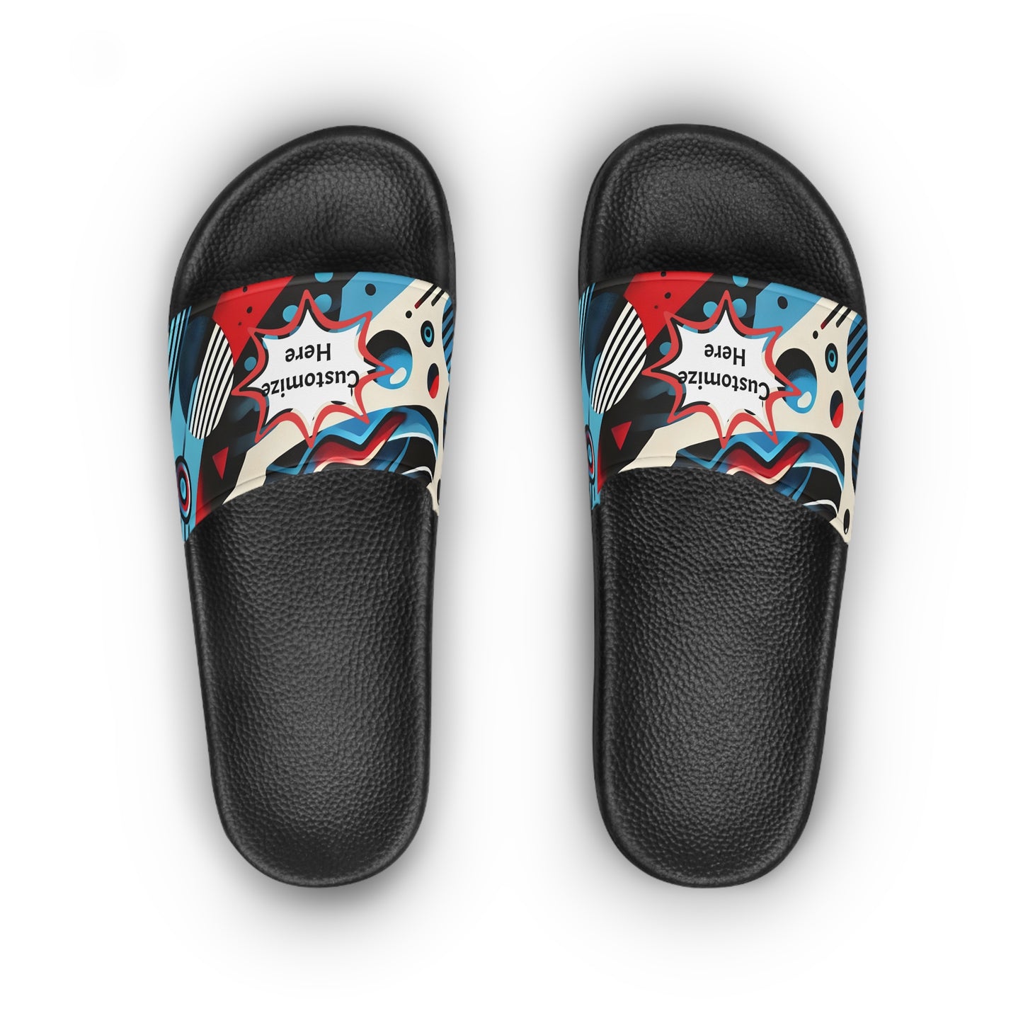 Personalized Custom Gravity Super Hero Women's Slide Sandals Pro