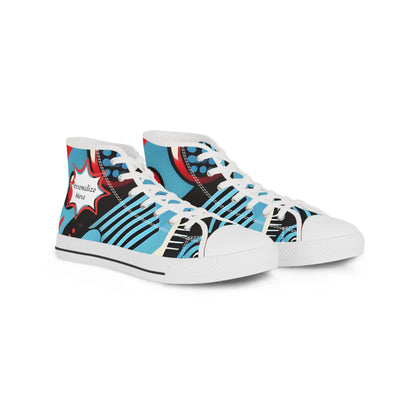 Personalized Custom Gravity Super Hero Men's High Top Sneakers Pro